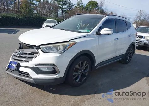 2017 Hyundai Santa Fe Sport 2.0T Ultimate из США, поврежденный, VIN 5XYZW4LA3HG405986